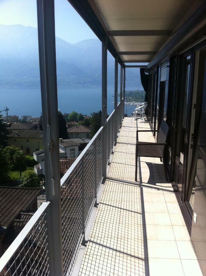 Lichtdurchflutete Ferienwohnung Mit Panorama-Sicht Und Schwimmbad/Sauna Muralto Kültér fotó